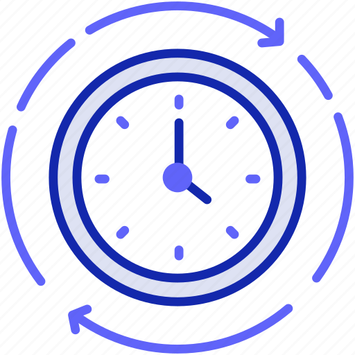 Data, science, icon, cycle, clock, time, process icon - Download on Iconfinder