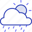 data, science, icon, weather, sun, cloud, rain 