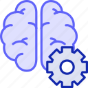 data, science, icon, brain, thinking, working, functioning