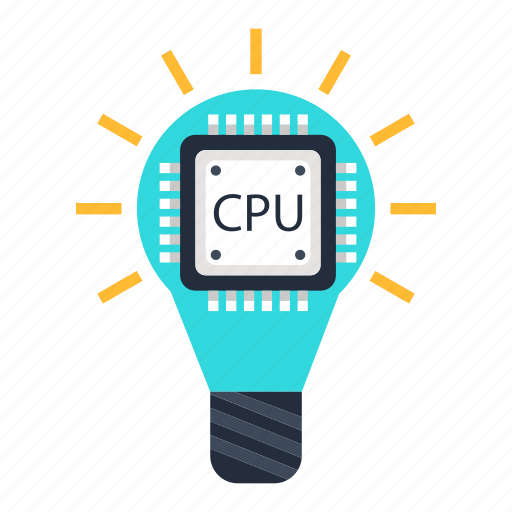 Bulb, cpu, data, idea, processing, processor, solution icon - Download on Iconfinder