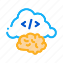 brain, cloud, data, scientist, separation, server, web 