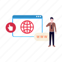 online, browser, webpage, click, boy