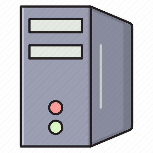 Pc, computer, hardware, storage, server icon - Download on Iconfinder
