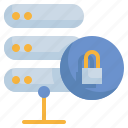 lock, database, data, protect, storage icon, file, cloud