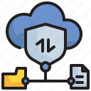 transfer, file, document, data, cloud, storage icon