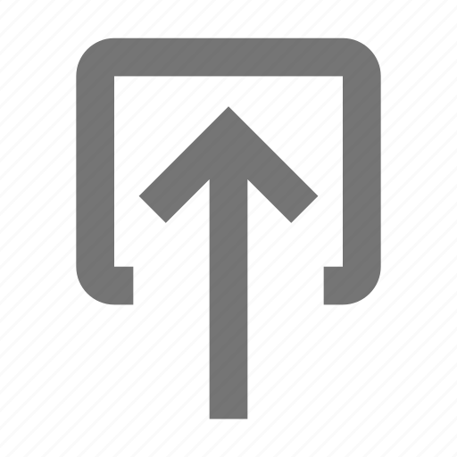 Upload, arrow, up, direction, send, transfer, navigation icon - Download on Iconfinder