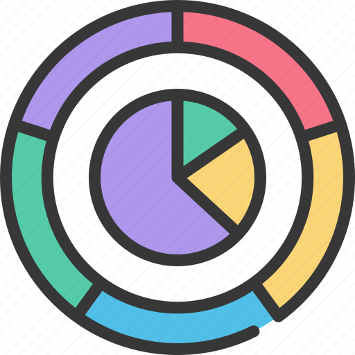 Double, pie, chart, circular icon - Download on Iconfinder