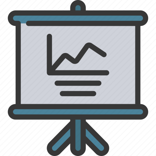 Graph, presentation, whiteboard icon - Download on Iconfinder