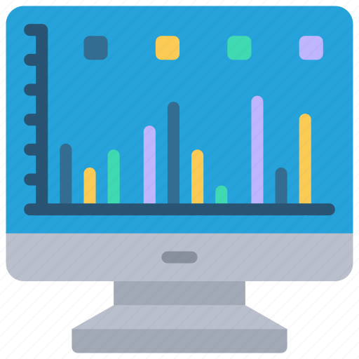 Computer, bar, chart icon - Download on Iconfinder