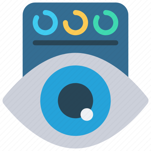 Data, visualisation, visualise, eye, view icon - Download on Iconfinder