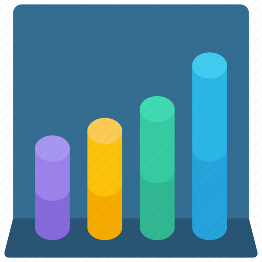Round, bar, chart, barchart icon - Download on Iconfinder
