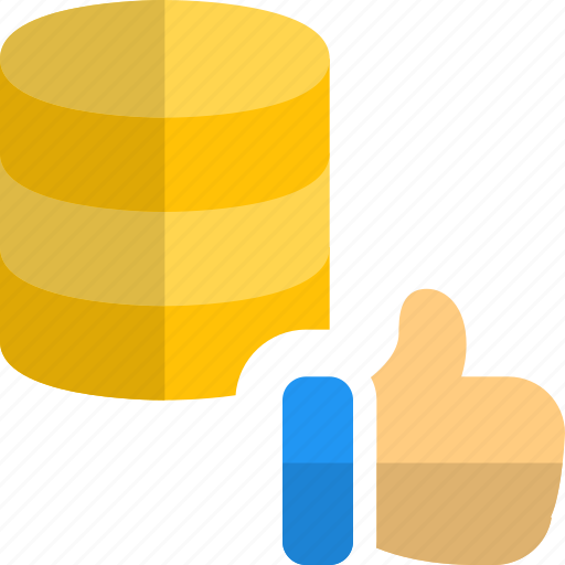 Database, like, web, thumbs up icon - Download on Iconfinder