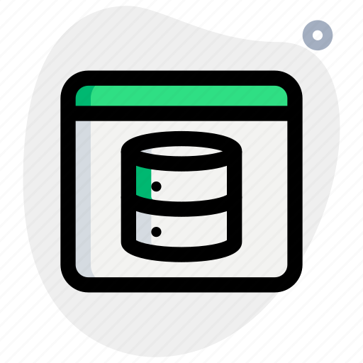 Browser, database, web, storage icon - Download on Iconfinder