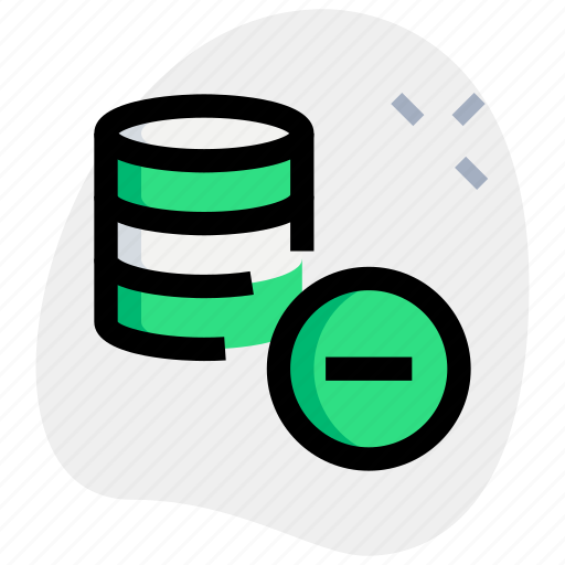 Database, minus, web, remove icon - Download on Iconfinder