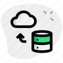 database, cloud, web, storage