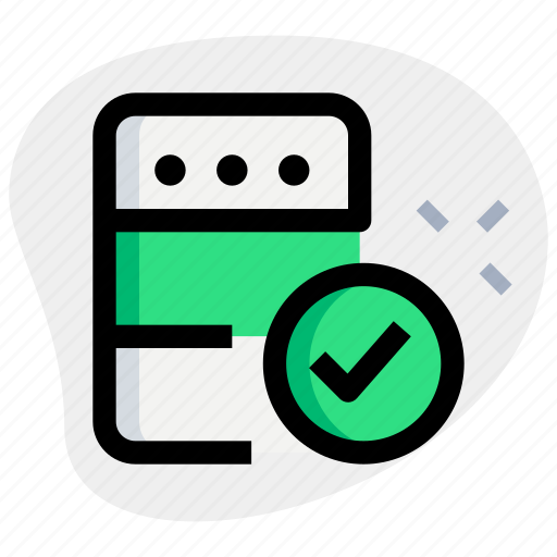 Server, check, web, database icon - Download on Iconfinder