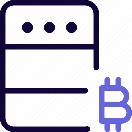 Server, bitcoin, web, data icon - Download on Iconfinder