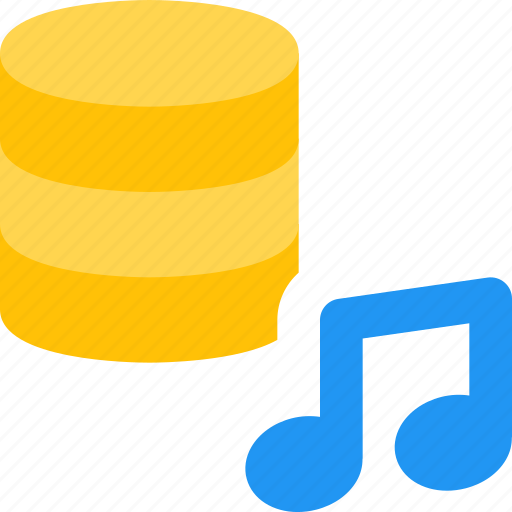 Database, music, sound, multimedia icon - Download on Iconfinder