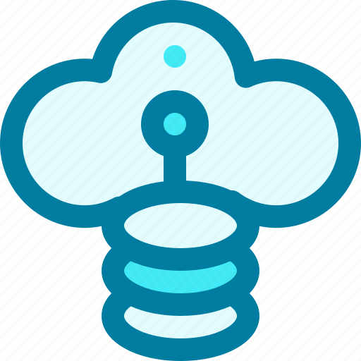 Database, cloud, data, technology, digital, server, storage icon - Download on Iconfinder