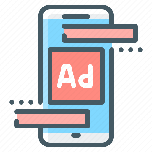 Ads, popups, advertisement, mobile icon - Download on Iconfinder