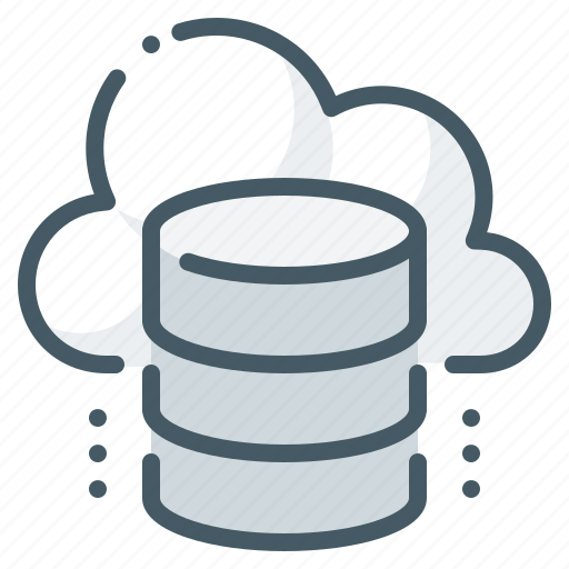 Database, storage, data, cloud storage, cloud, base icon - Download on Iconfinder