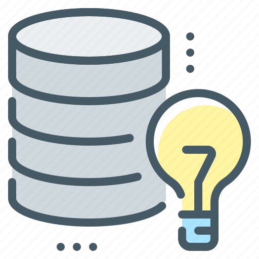 Database, base, data, bulb, idea, light bulb icon - Download on Iconfinder