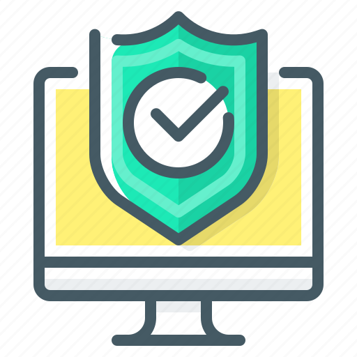 Security, computer protection, protection, shield, antivirus, monitor icon - Download on Iconfinder