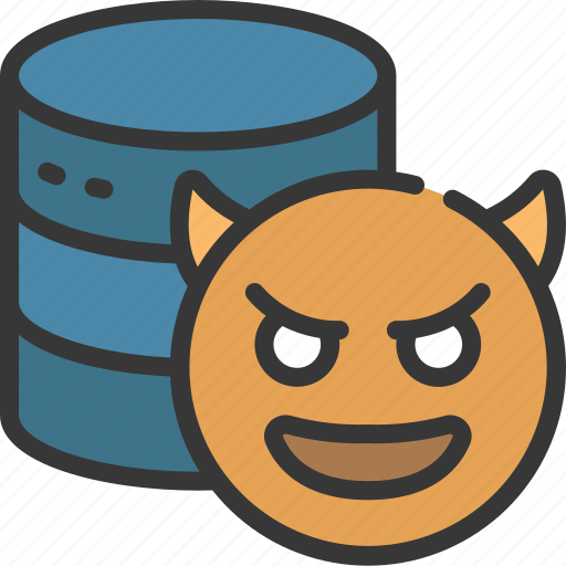 Evil, data, storage, information, devil icon - Download on Iconfinder