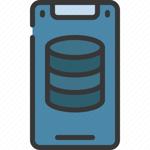 Mobile, data, storage, information, database icon - Download on Iconfinder