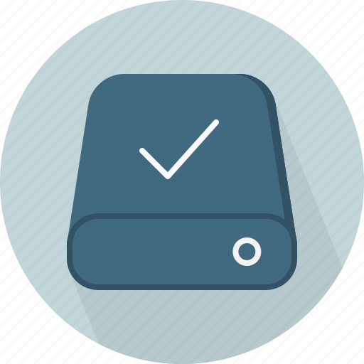 Accept, database, hard-drive, storage icon - Download on Iconfinder