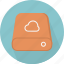 cloud, database, hard-drive, storage 