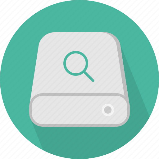 Database, hard-drive, search, storage icon - Download on Iconfinder