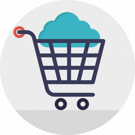 Cloud online shopping, cloud shopping cart, ecommerce concept, online shop, online shopping icon - Download on Iconfinder