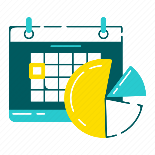 Statistical, report, calendar, pie, graph, chart, analytics icon - Download on Iconfinder