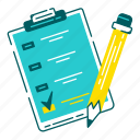 task, list, document, check, file, checklist, mark, paper, menu