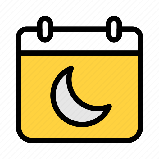 Date, night, calendar, sleep, time icon - Download on Iconfinder