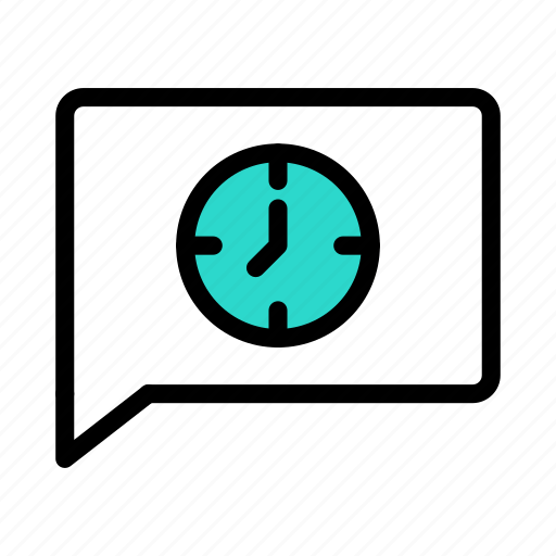 Time, history, message, alert, bubble icon - Download on Iconfinder