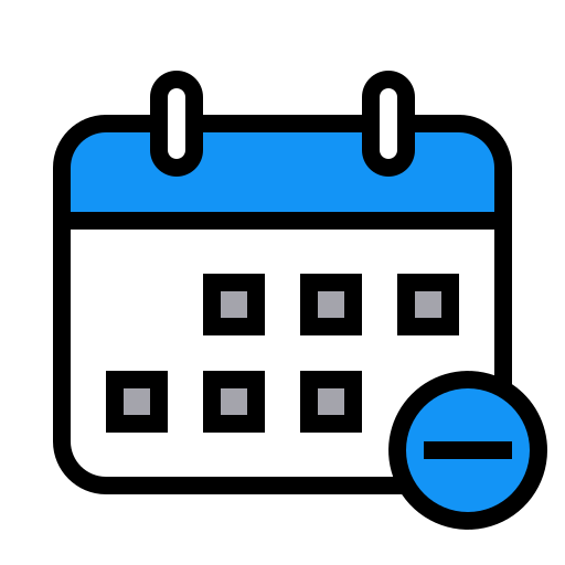Calendar, date, event, month, remove, schedule icon - Free download
