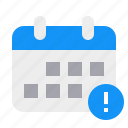 calendar, date, event, month, notification, schedule