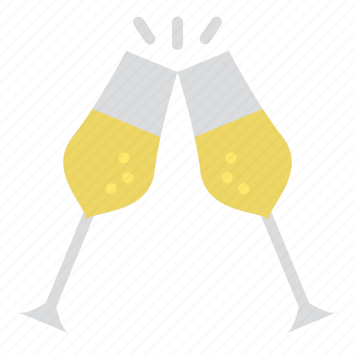 Champagne, love, dating, romantic icon - Download on Iconfinder