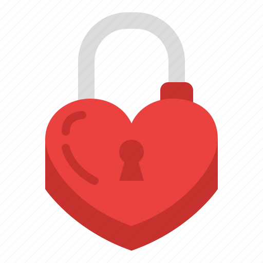 Lock, heart, love, valentine icon - Download on Iconfinder