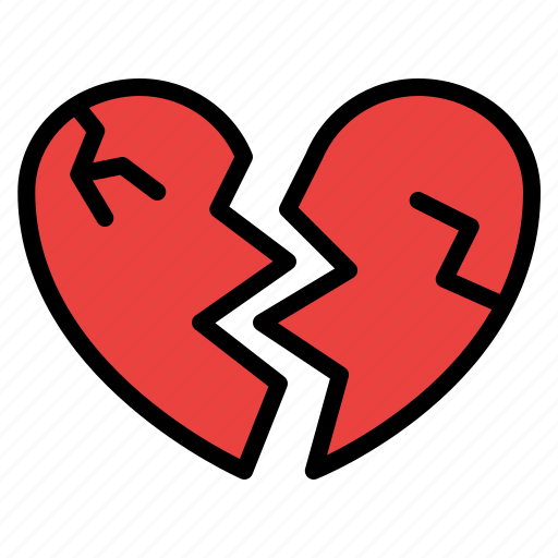Broken, heart, love, dating, relationship icon - Download on Iconfinder