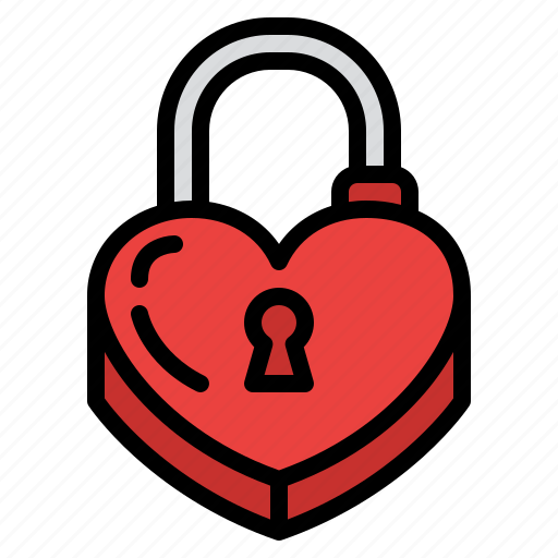 Lock, heart, love, valentine icon - Download on Iconfinder