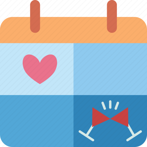 Dating, schedule, day, calendar, meet icon - Download on Iconfinder