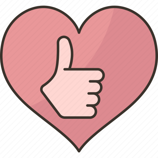 Like, love, reaction, social, media icon - Download on Iconfinder