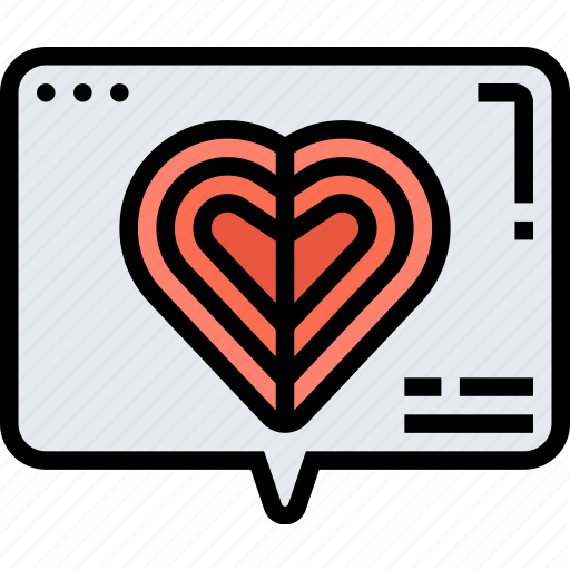 Heart, love, valentine, card, romantic icon - Download on Iconfinder