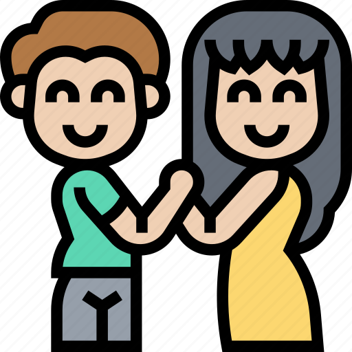 Meet, friend, social, dating, couple icon - Download on Iconfinder