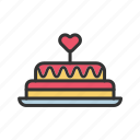 cake, valentine, desserts, sweet, bakery, party cake, cream cake, candles
