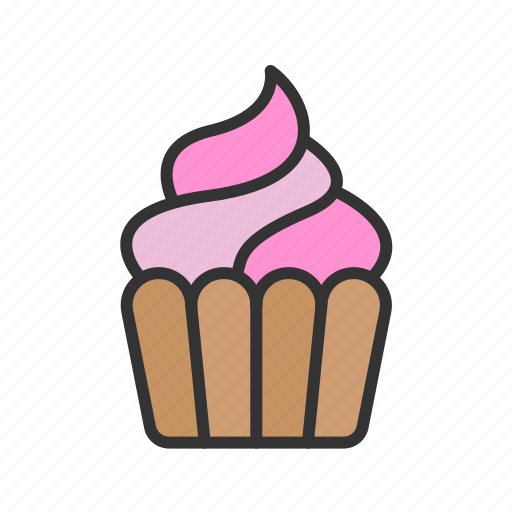 Cupcake, dessert, bakery, cake, sweets, party cake, candles icon - Download on Iconfinder