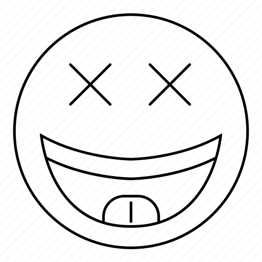 Dead, emoji, emoticon, face, smiley icon - Download on Iconfinder